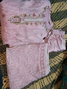 Anarkali Floral Dress Lengish With Duptta