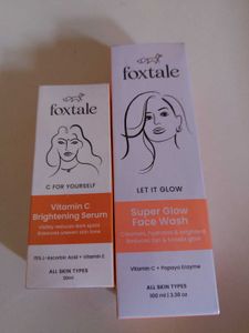 Foxtale Vit C Serum And Papaya Facewah