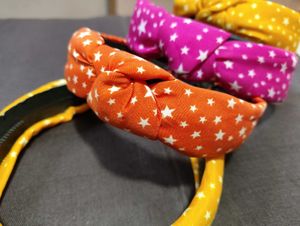 Combo Of 4 Knotted Hairbands For Women