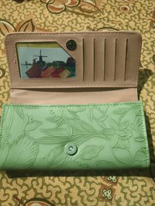 Floral Embossed Wallet