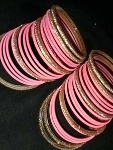 Pink Bangle Set