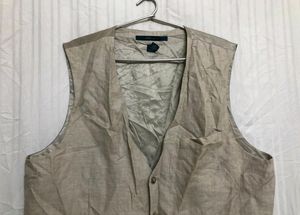 Perry Ellis Khaki Waistcoat