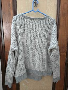 Grey Knit Sweater