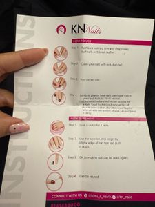 (Sale) Hot Pink Long Press On Nails Oval Shape