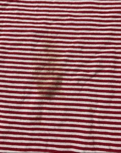 Set of two Striped Red &amp; White Top