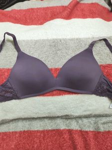 Purple Lace Bra