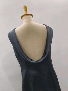 Elegant Gray Evening Gown