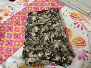 Camouflage Cotton Shorts