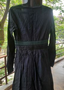 Black V-Neck Dress