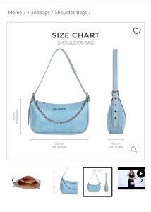 Chic Blue Shoulder Bag