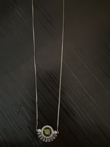 Evil Eye Necklace with Silver Chain