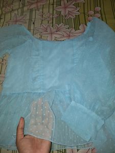 Light Blue Pretty Top