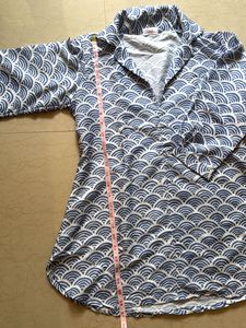 Patterned Tunic Top