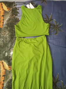 Shein Light Green Two-Piece Set