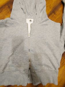 Grey Zip-Up Hoodie