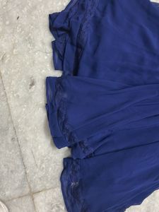 Elegant Navy Lace Dress