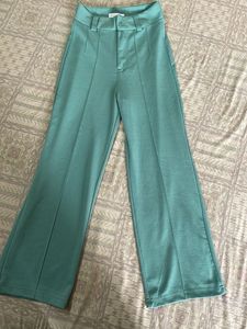 Beige High Waste Trouser