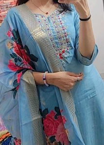 Elegant Embroidered Kurta Set