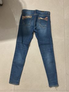 Navy Blue Stylish Denim Jeans