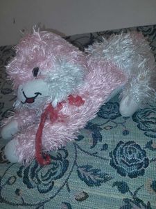 pink bunny soft toy.