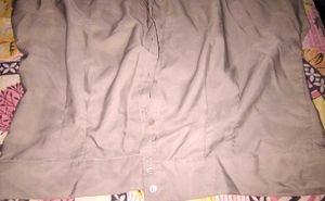 Olive Green Button-Down Shirt