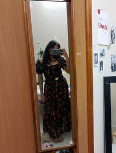 Floral Print Midi Dress