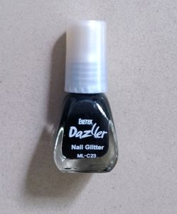 Eyetex Dazller Nail Polish Glitter Black