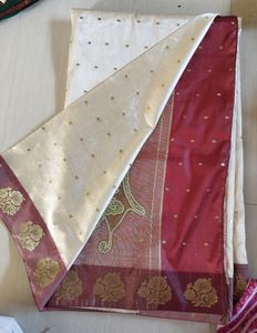 Beautiful Saree With Stiched Blouse