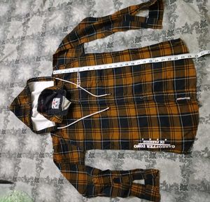 Brown Checked Shirt For Boys