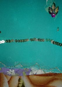 Duppata Sequence And Stones Work