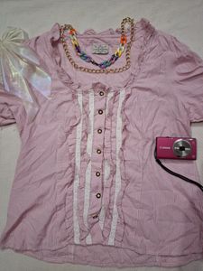 Pink Korean Shirt
