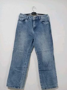Light Wash Wide Leg Jeans