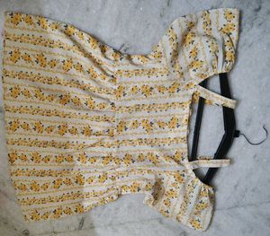 Floral Smocked Top