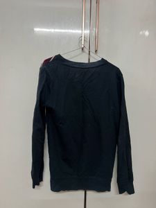 Embroidered Crew Neck Sweatshirt