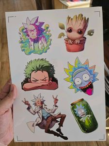 Anime Stickers : Select Any.