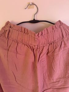 Peach Linean Women Pant