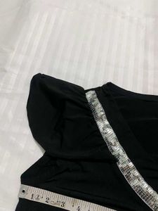 Black Sleeveless Short Dress