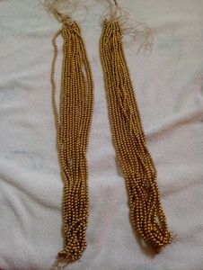 Dull Shade golden beads
