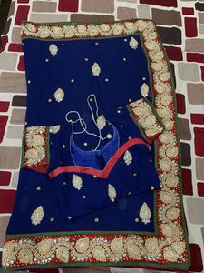 Elegant Blue saree