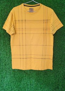 Yellow Plaid T-shirt