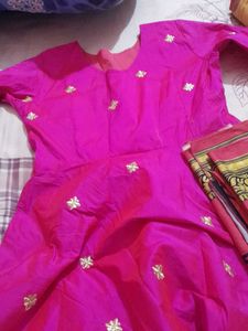 Floor Touch Kurta And Duppata