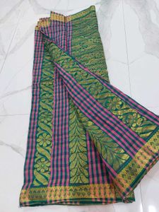 Elegant Green Silk Saree