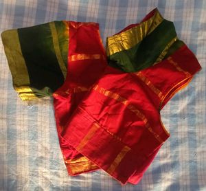 Ethnic Red & Green Sungdi Cotton