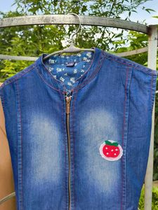 Denim Sleeveless Dress