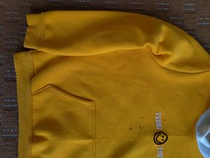 HEAVY FUR MUSTARD HOODIE