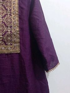 Elegant Purple Kurta XXL size