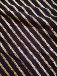 Black Golden Glitter Top