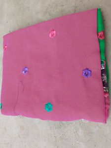 Embroidered Saree. Offer Price
