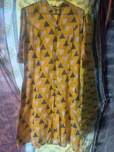 Yellow Printed Tunic
