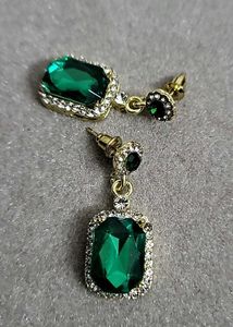 Emerald Green Drop Earrings